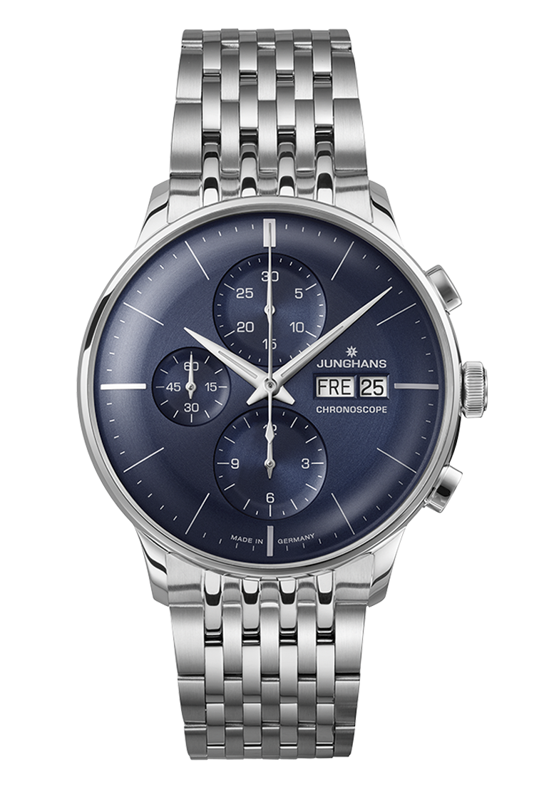 Junghans Meister Chronoscope Bracelet Watch 027/4528.47