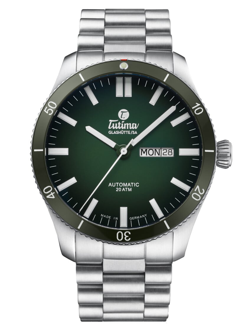 Load image into Gallery viewer, Tutima Grand Flieger Airport Automatic Bracelet Watch 6106-04
