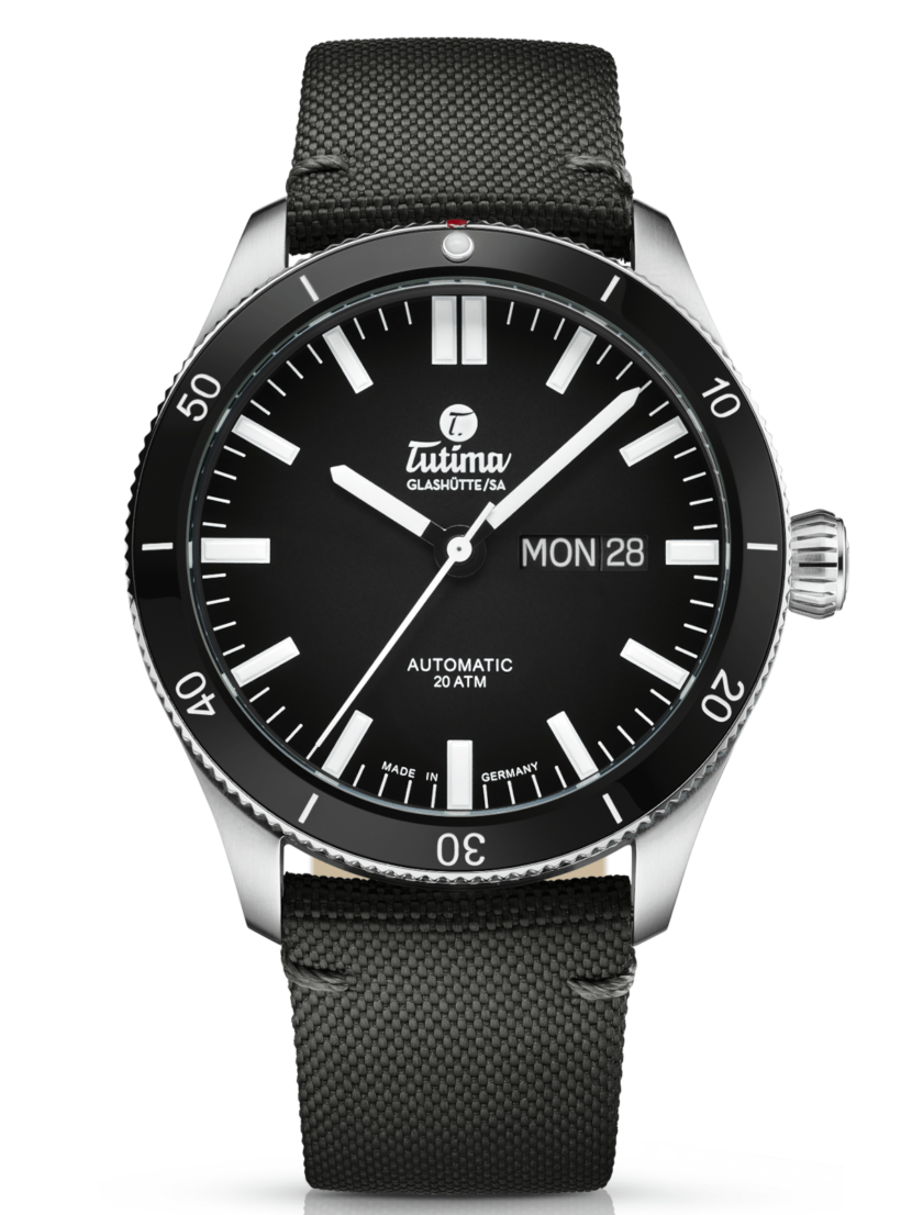 Load image into Gallery viewer, Tutima Grand Flieger Airport Automatic 41mm Black 6107-05
