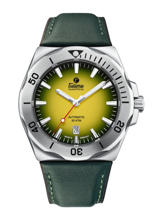 Tutima M2 Seven Seas S Yellow Dial Men's Watch 6155-09