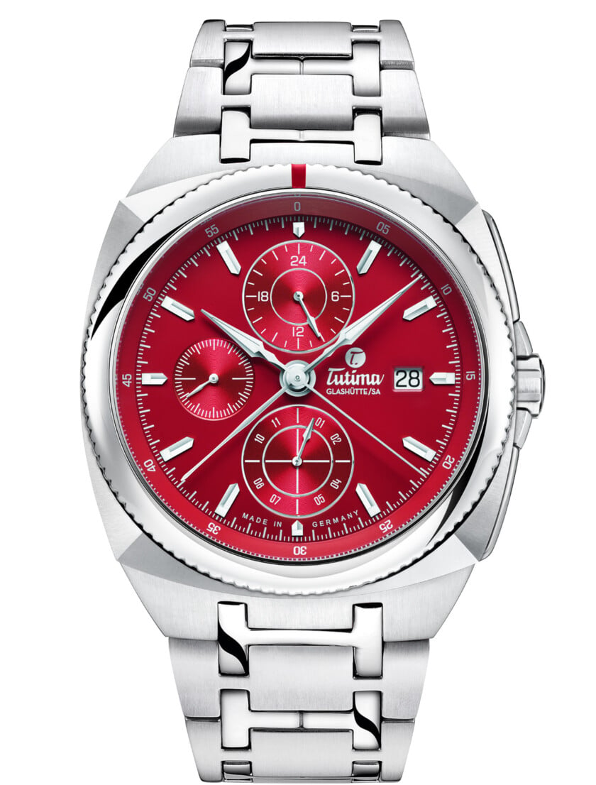 Load image into Gallery viewer, Tutima Saxon One Chronograph Racing Red
