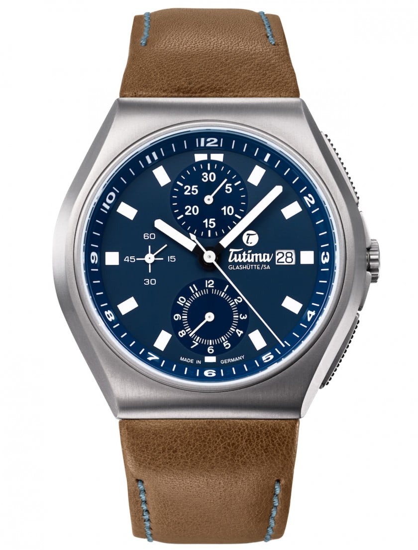 Tutima Watches M2 Coastline Chronograph Dial Blue