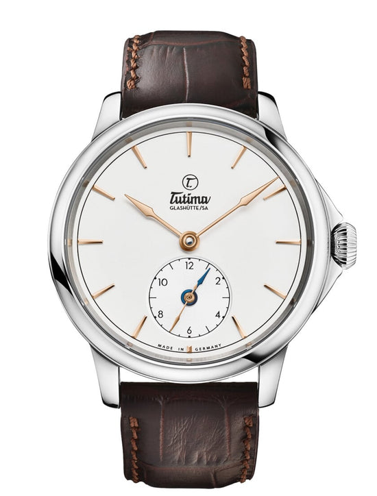 Patria Silver-plated Tutima Watch GMT 6611-02