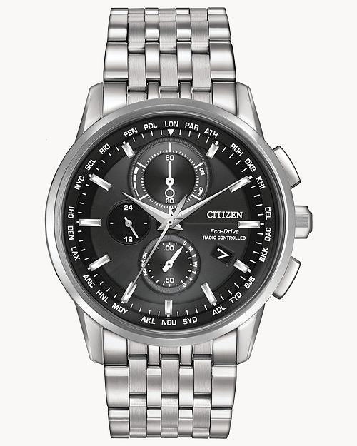 Citizen World Chronograph A-T Men's Eco-Drive Watch AT8110-53E