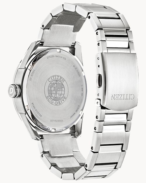 Load image into Gallery viewer, Citizen Weekender Eco-Drive Silver Stainless Steel Watch AW0080-57A
