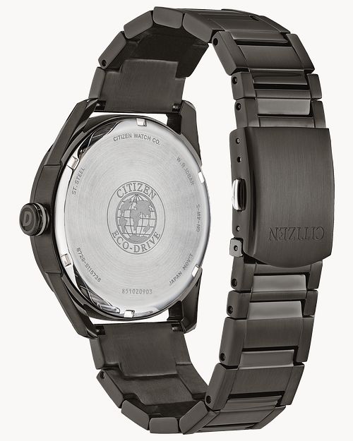 Citizen Weekender Eco-Drive Gray Stainless Steel Watch AW0087-58H