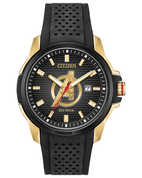 Citizen Avengers Eco-Drive Gold Stainless Steel Watch AW1155-03W