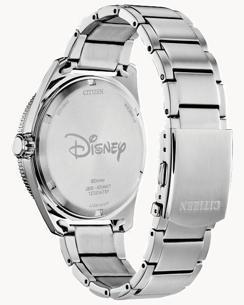 Load image into Gallery viewer, Citizen Tee Time Mickey Green Dial Stainless Steel Bracelet Watch AW1595-78W
