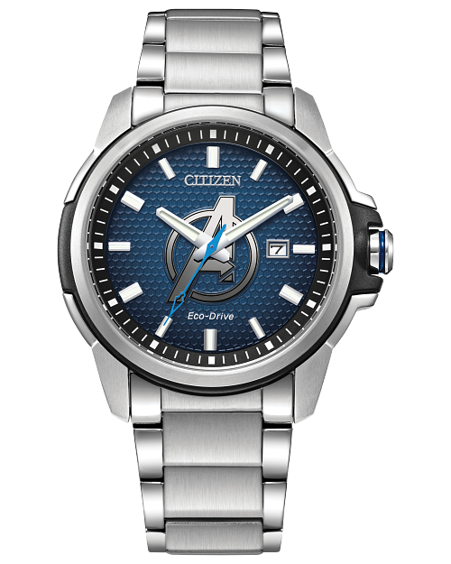 Citizen Avengers Blue Dial Stainless Steel Bracelet Watch AW1651-52W