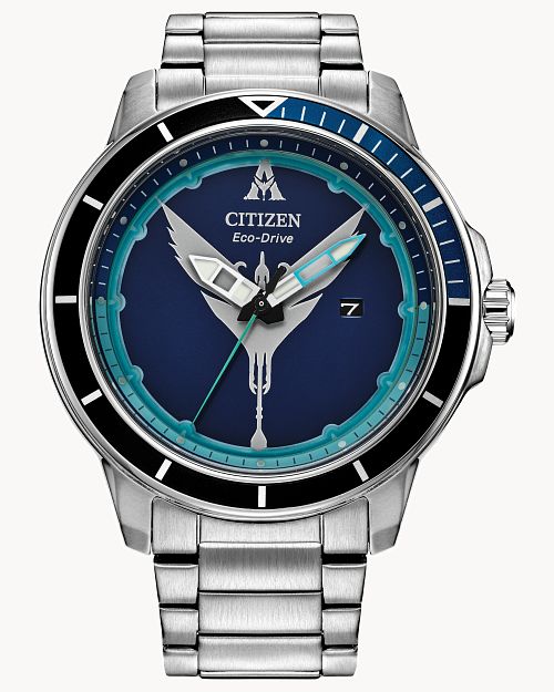 Load image into Gallery viewer, Citizen Avatar Wave Blue Dial Stainless Steel Bracelet Watch AW1708-57W
