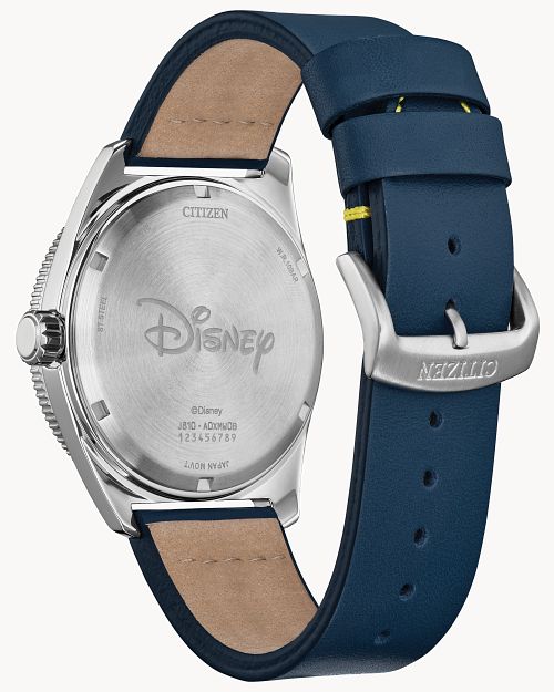 Citizen Donald Duck Blue Dial Leather Strap Watch AW1790-05W