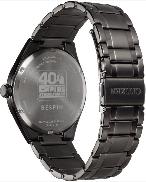 Load image into Gallery viewer, Citizen Bespin Black Dial Stainless Steel Bracelet Watch AW2047-51W

