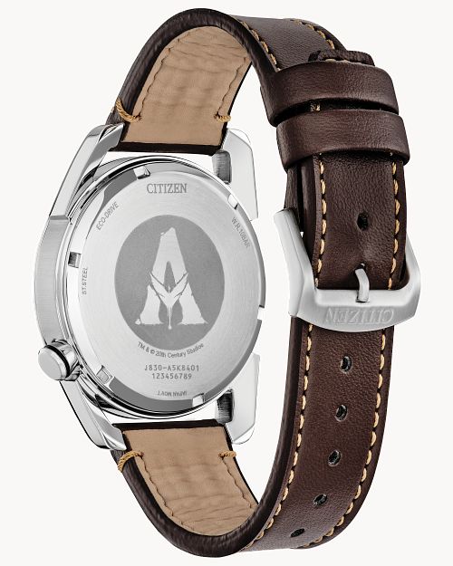 Load image into Gallery viewer, Citizen Avatar Pandora Blue Dial Leather Strap Watch AW2060-02W
