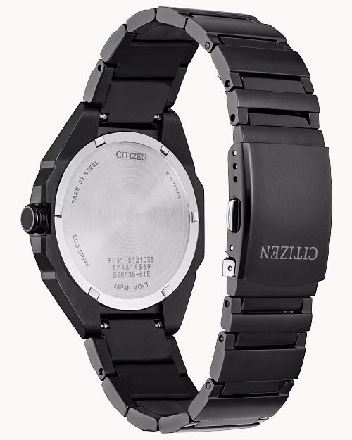 Load image into Gallery viewer, Citizen Weekender Black  Dial Stainless Steel Bracelet Watch BJ6535-51E
