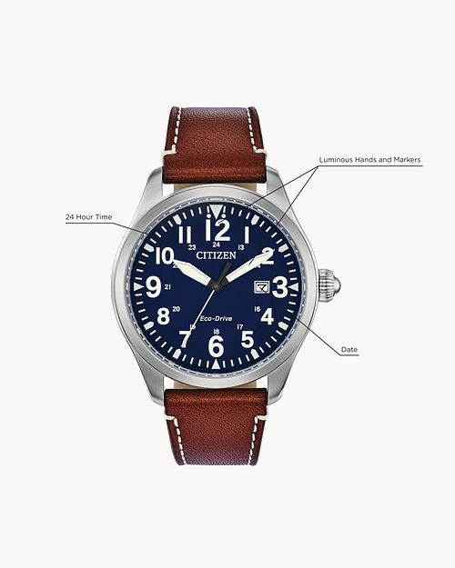 Citizen Garrison Blue Dial Watch BM6838-17L