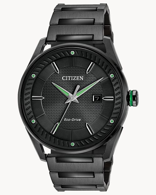 Citizen Weekender Men's Eco Drive Green Accent Watch BM6985-55E