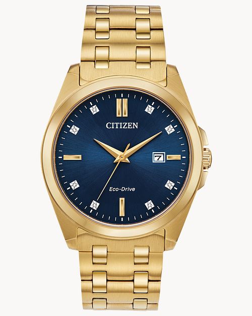 Load image into Gallery viewer, Citizen Peyten Blue Dial Gold Stainless Steel Watch BM7103-51L
