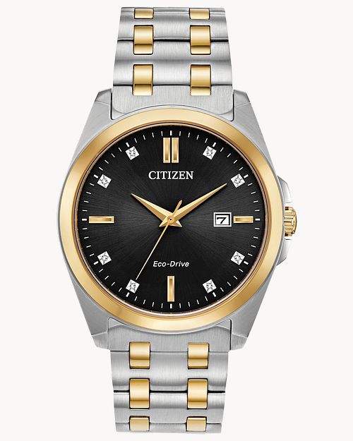 Citizen Peyten Black Dial Stainless Steel Bracelet Watch BM7107-50E