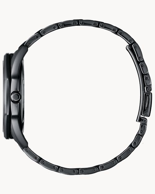 Citizen Corso Black Dial Stainless Steel Bracelet Watch BM7495-59G