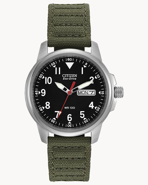 Citizen Garrison Men's Eco-Drive Stainless Steel Watch BM8180-03E