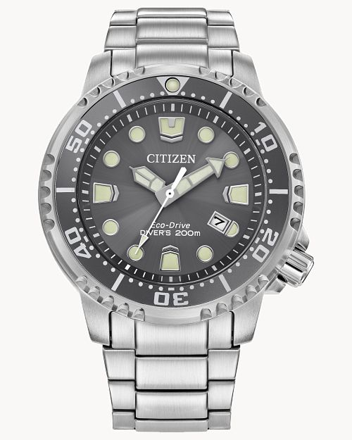 Citizen Promaster Dive Gray Dial Bracelet Watch BN0167-50H