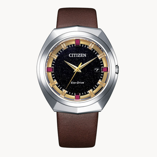 Citizen Eco-Drive 365 Black Dial Leather Starp Watch BN1010-05E