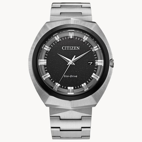 Citizen Eco-Drive 365 Black Dial Stainless Steel Watches BN1014-55E