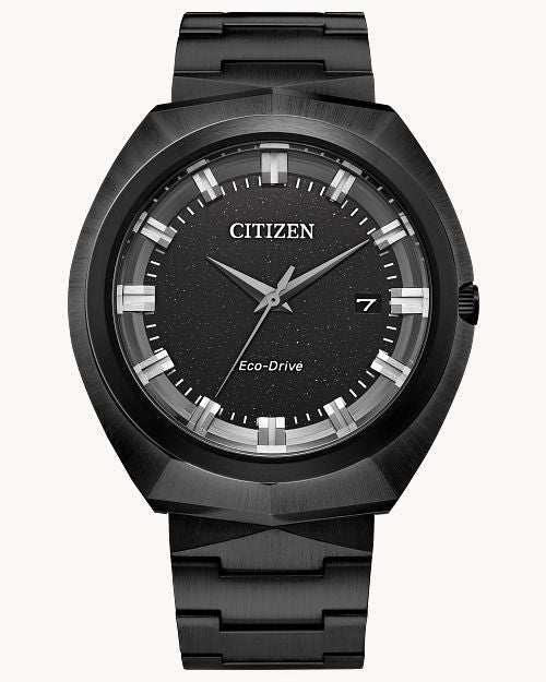 Citizen Eco-Drive 365 Black Dial Stainless Steel Bracelet Watch BN1015-52E
