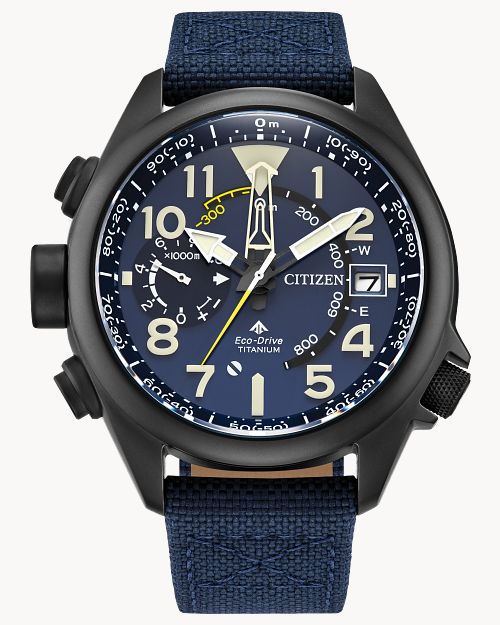 Load image into Gallery viewer, Citizen Promaster Altichron Blue DIal Nylon Strap Watch BN4065-07L

