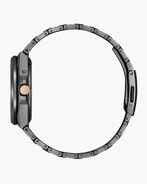 Citizen Attesa Black Dial Super Titanium Bracelet Watch BU0065-64E