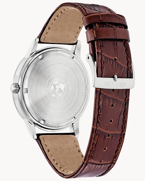 Citizen Corso Leather Strap Watch BU2070-12L