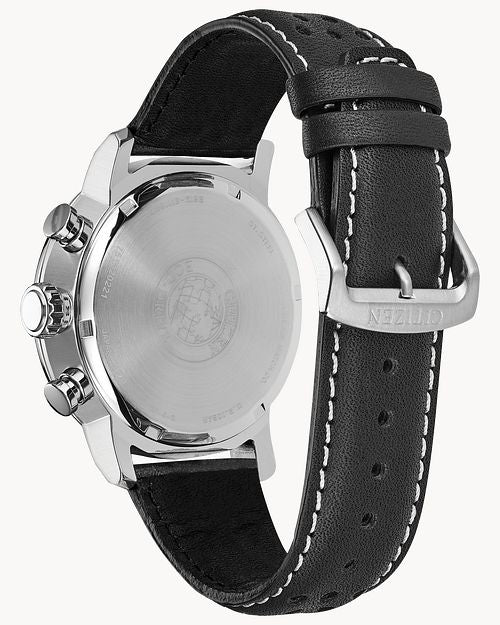 Load image into Gallery viewer, Citizen Brycen Steel Leather Strap Watch CA0649-14E
