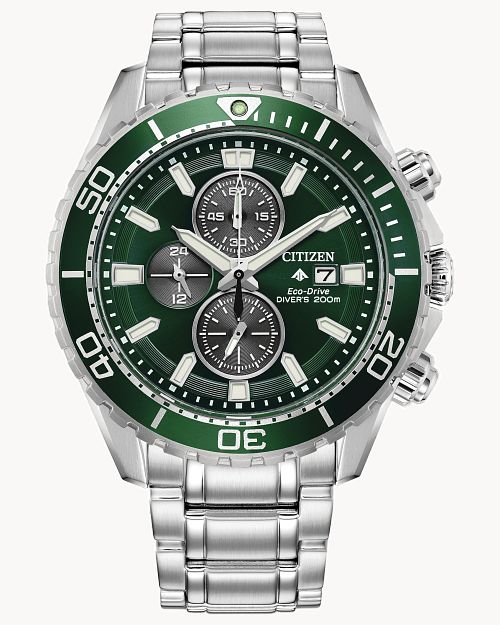 Load image into Gallery viewer, Citizen Promaster Dive Green Dial Watch CA0820-50X
