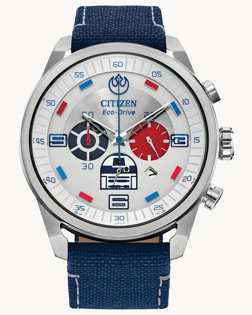 Citizen R2-D2 Silver-Tone Dial Watch CA4219-03W
