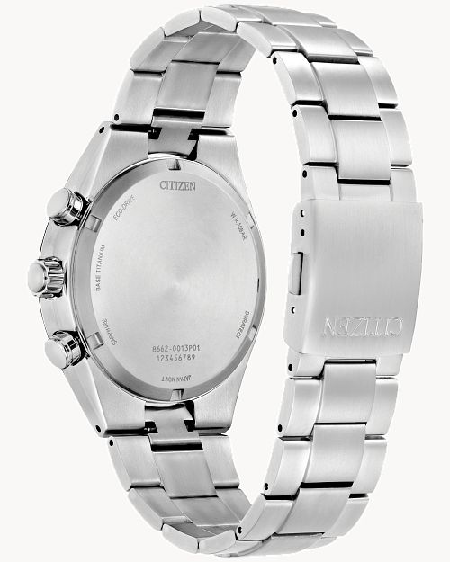 Load image into Gallery viewer, Citizen BrycenWhite Dial Super Titanium With DLC Coating Bracelet Watch CA7090-52A
