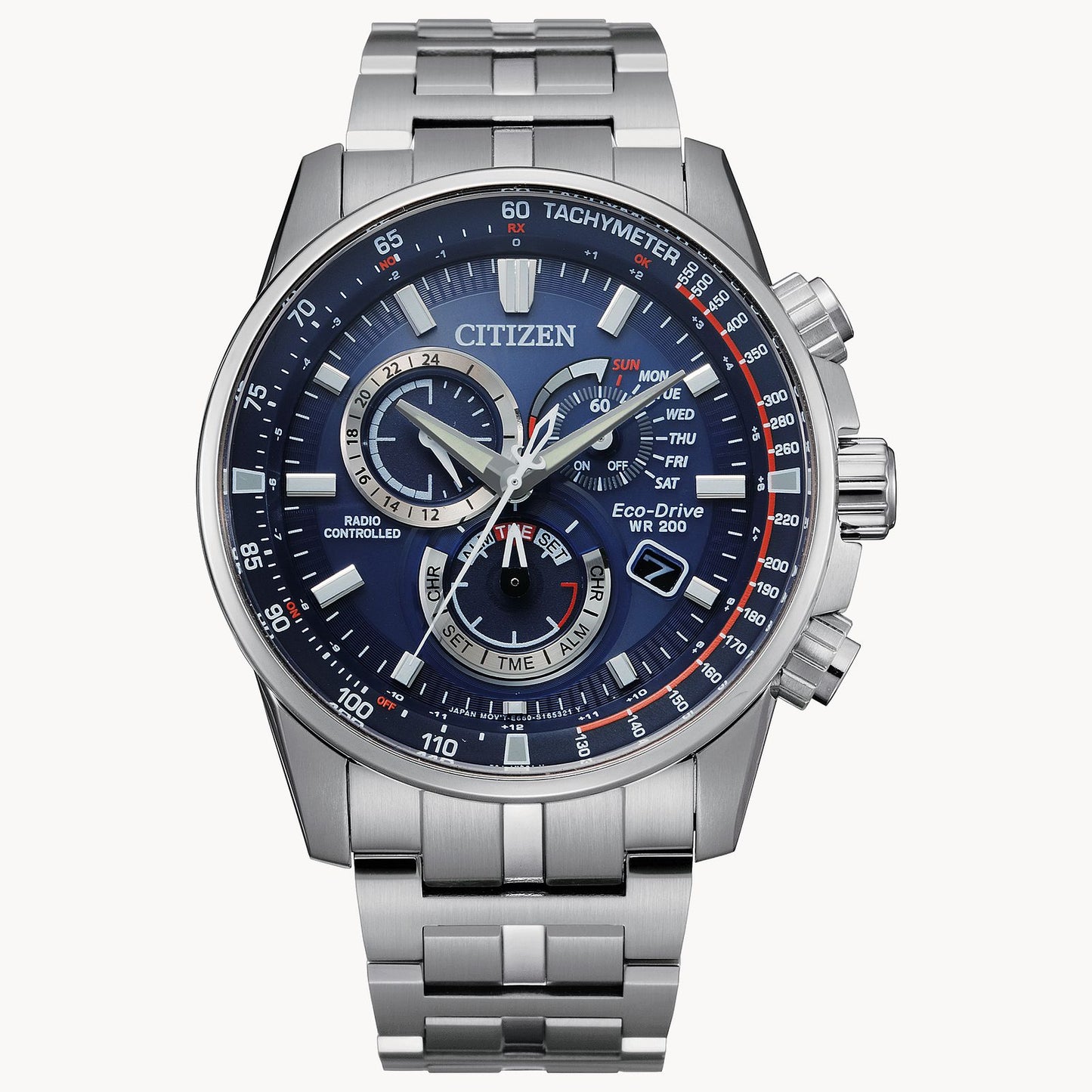 Load image into Gallery viewer, Citizen PCAT Blue Dial Stainless Steel Sport Watch CB5880-54L
