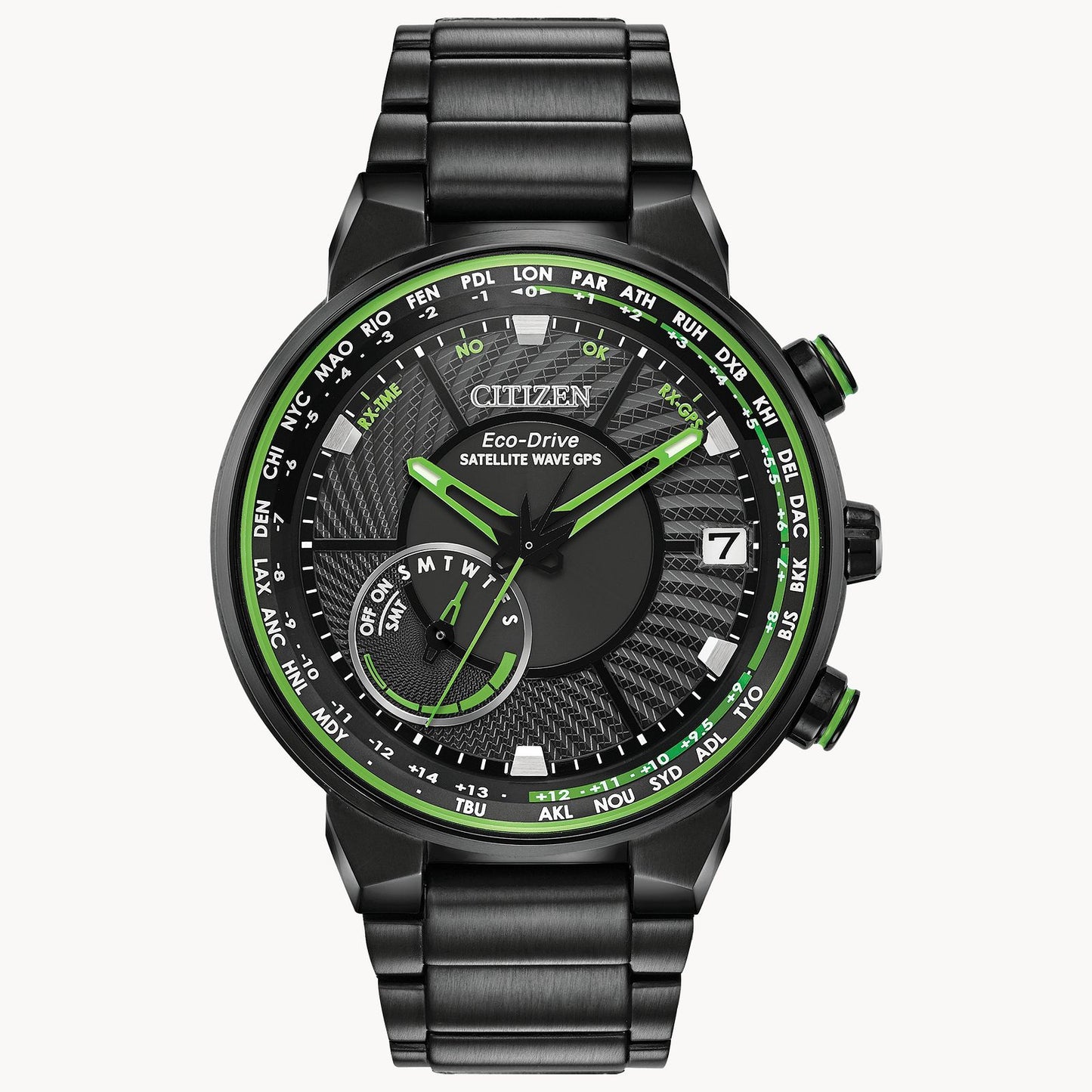 Load image into Gallery viewer, Satellite Wave GPS Freedom Citizen Watch CC3035-50E
