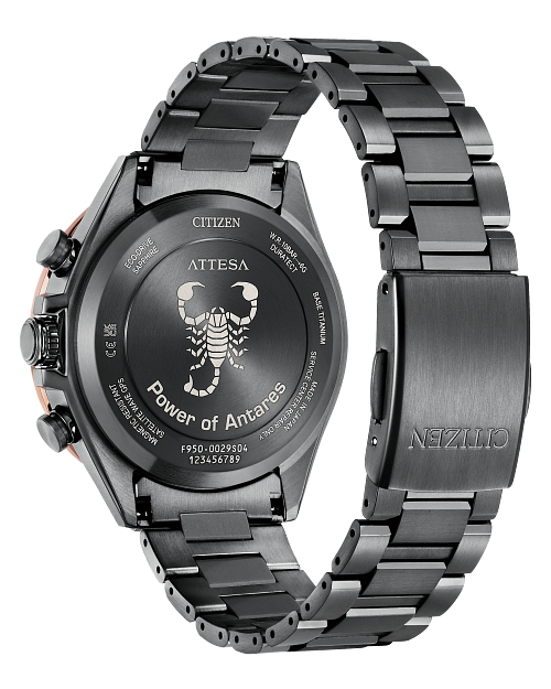 Load image into Gallery viewer, Citizen Attesa Burgundy Dial Super Titanium With DLC Coating Bracelet Watch CC4056-62W
