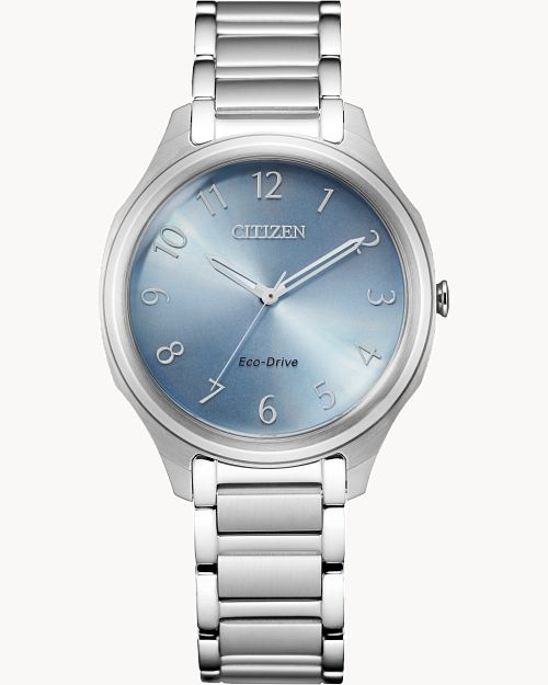 Citizen Weekender Blue Dial Stainless Steel Watch EM0750-50L