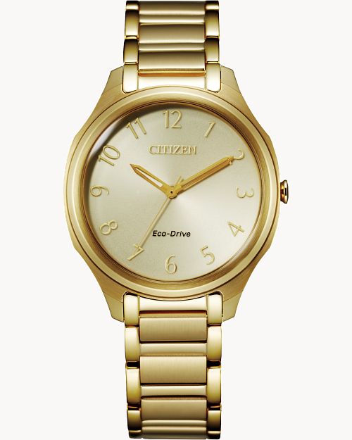 Citizen Weekender Champagne Dial Bracelet Watch EM0752-54P