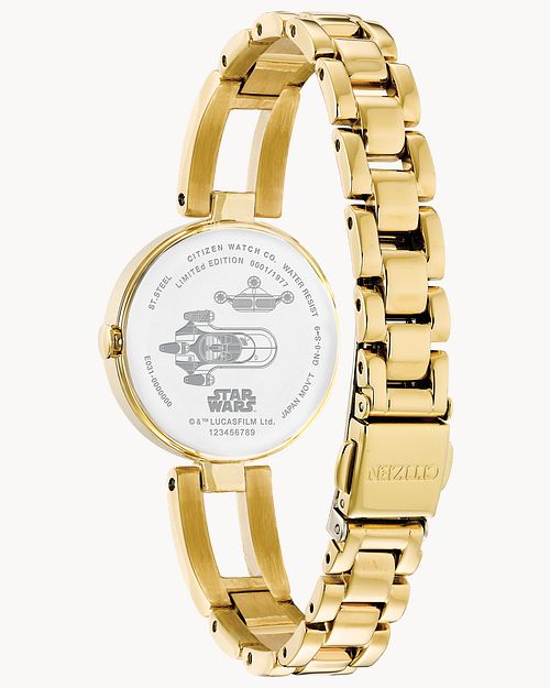 Citizen C-3PO Black Dial Bracelet Watch EM0808-51W
