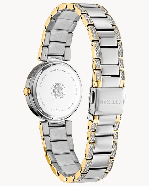 Citizen Silhouette Crystal White Dial Bracelet Watch EM0844-58D