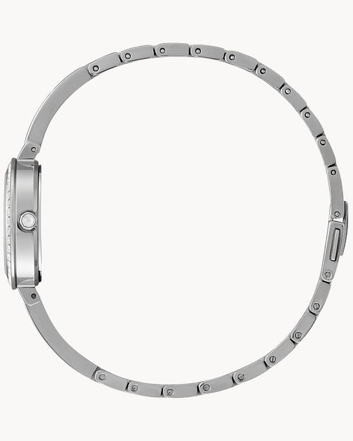 Load image into Gallery viewer, Citizen Silhouette Crystal White Dial Bracelet Watch EM0860-51D
