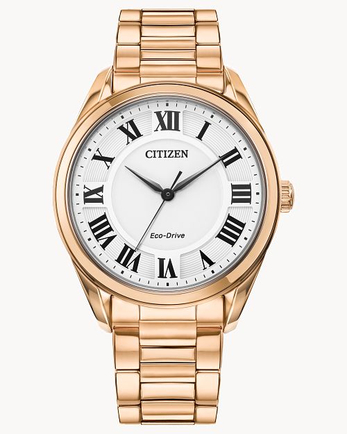 Citizen Arezzo White Dial Stainless Steel Bracelet Watch EM0973-55A