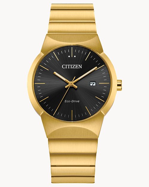 Citizen Axiom Black Dial Stainless Steel Bracelet Watch EW2672-58E