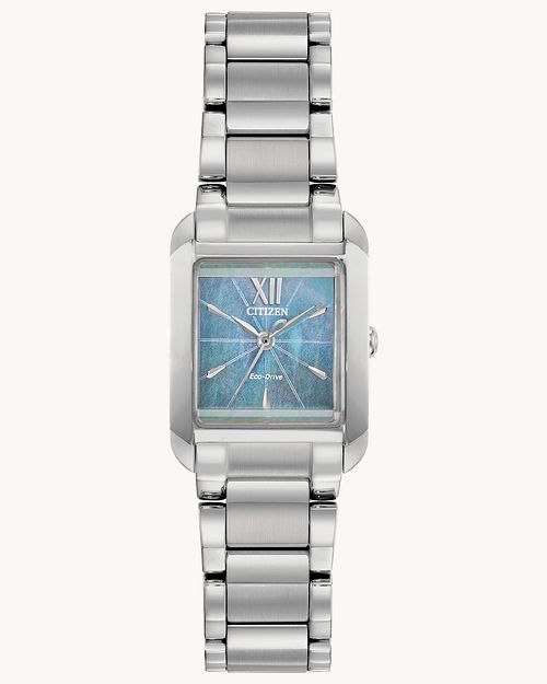 Load image into Gallery viewer, Citizen Bianca L Ladies Eco-Drive Blue Stainless Steel Watch EW5551-56N

