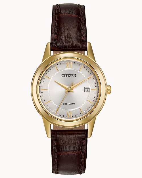 Citizen Corso Ladies Eco-Drive Lvory Dial Watch FE1082-05A
