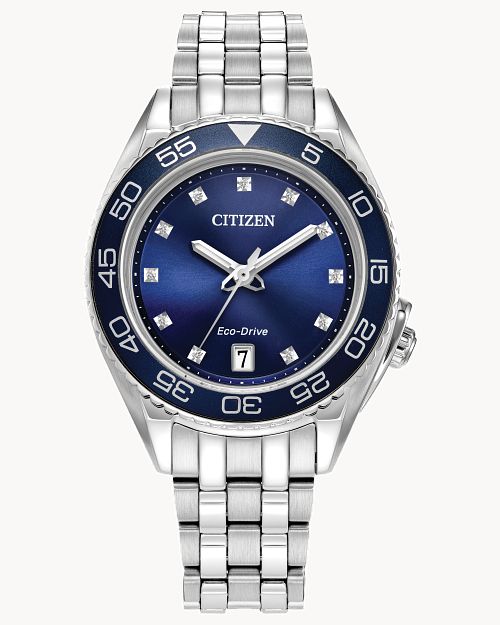 Load image into Gallery viewer, Citizen Carson Blue Dial Bracelet Watch FE6160-57L
