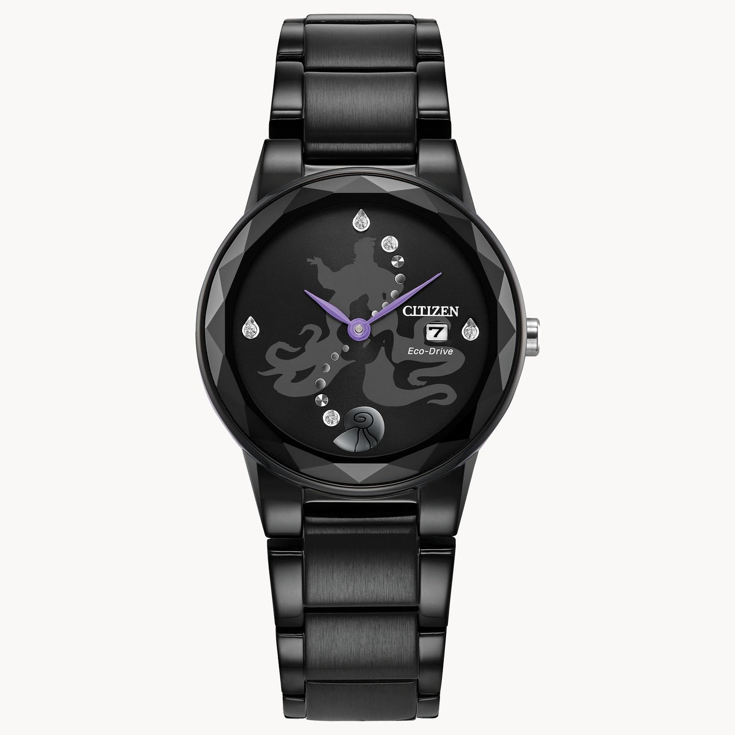 Load image into Gallery viewer, Citizen Ursula Black Dial Stainless Steel Bracelet Watch GA1075-68W
