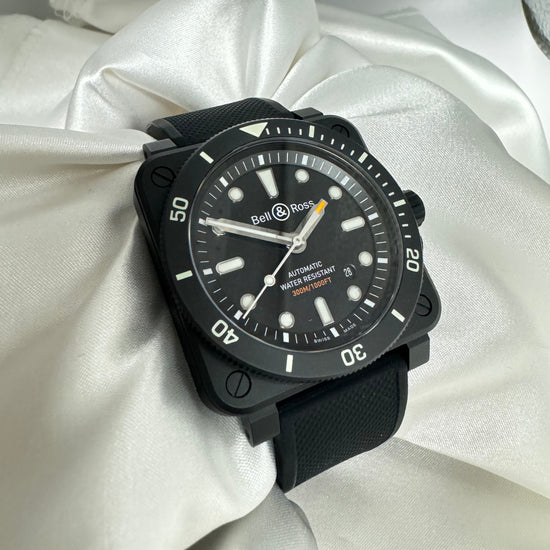 Bell & Ross Black Diver Automatic Mens Watch